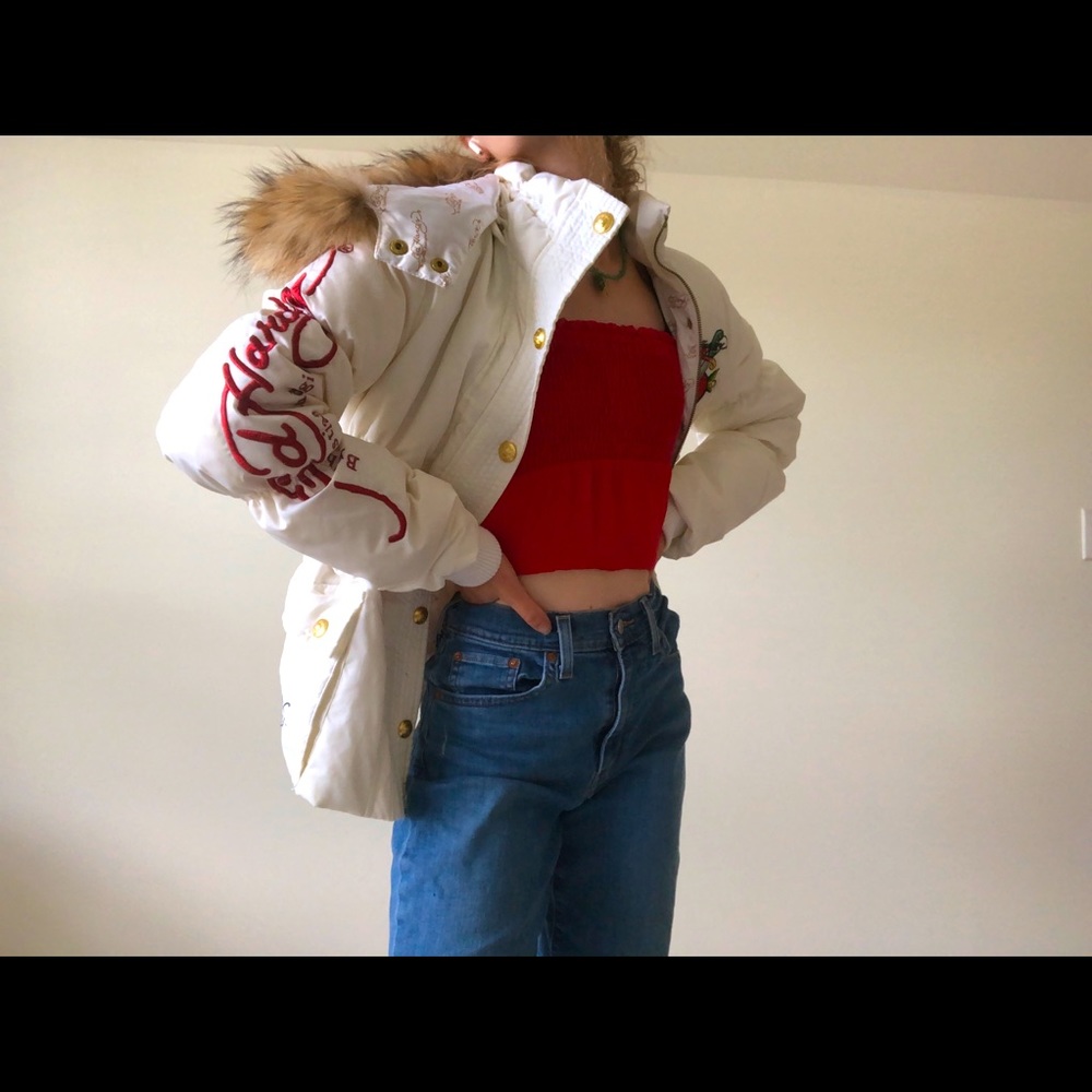 Christian audigier x Ed hardy puffer jacket